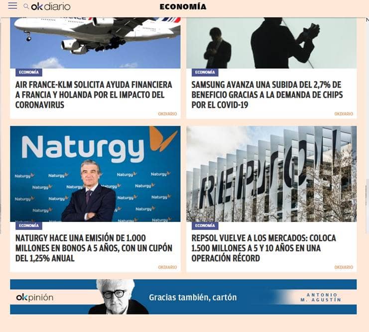 Tribuna de opinión en ok diario