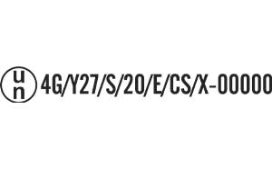 ONU Certificate of transportation of dangerous goods: