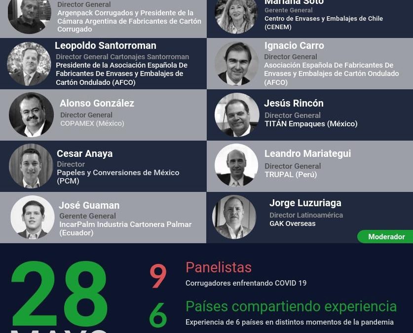 Más de 400 personas se conectaron a la conferencia Hispanoamericana de corrugadores