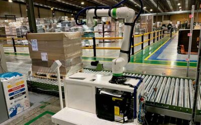 Etiquetado automático mediante robot colaborativo